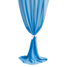 72x305cm chiffon tafelloper tafelloper bruiloft-Meer blauw 13
