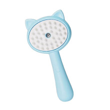 Peigne pour animaux de compagnie, brosse à poils, outil de-Bleu