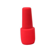 Set van 10 siliconen wijnflesafdichtingsdeksel wijnstopper-Rood