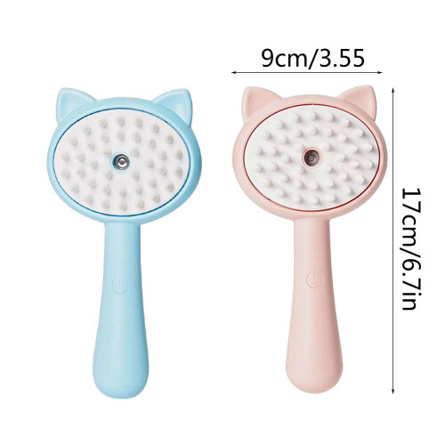Huisdier Kam Haarborstel Ontharing Deshedding Tool-Blauw 1