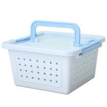 Hamster Outdoor Cage Small Pet Carrier with Ventilable-blue
