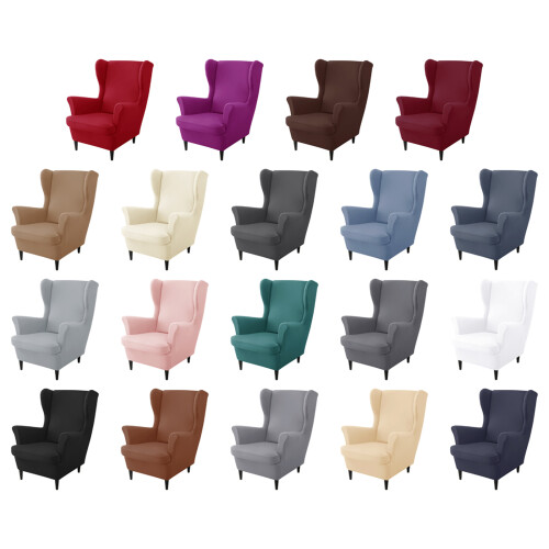 Sesselbezug mit Kissenbezug-Set, moderner Sofa- und-Rot 1