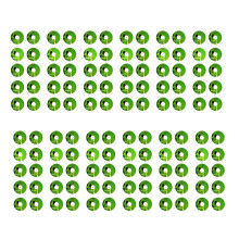 Pakket van 100/120 hydrocultuur plantenlabels ronde-12 stuks