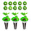 100/120Pcs  Labels Self-Adhesive  Growth Hydroponic Plant-12pcs 2