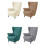 Sesselbezug mit Kissenbezug-Set, moderner Sofa- und-Schwarz 7
