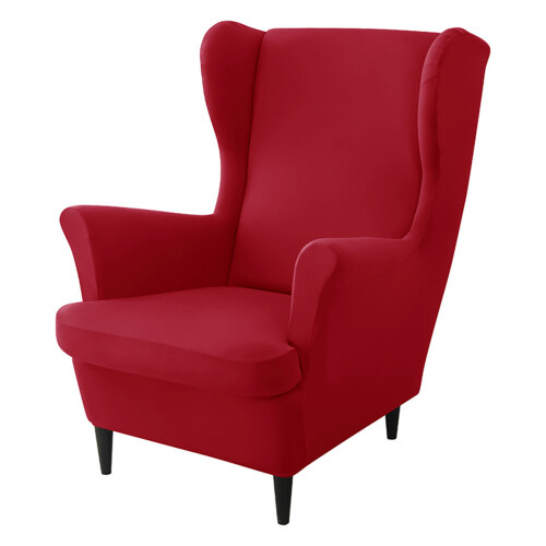 Sesselbezug mit Kissenbezug-Set, moderner Sofa- und-Rot