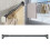 Adjustable Clothes Drying Rod Customizable Metal Shower-Gray 3