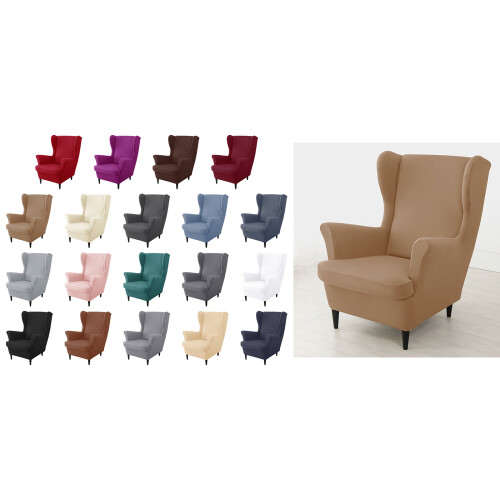Sesselbezug mit Kissenbezug-Set, moderner Sofa- und-Schwarz 2