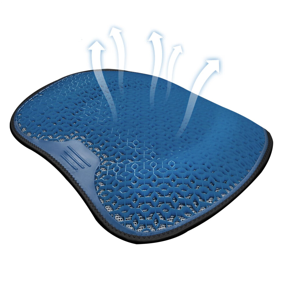 Cooling Car Seat Cushion With Ventilated Gel, Nonslip Base, Ergonomic Support For Driving 9412369262387
