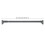 Adjustable Clothes Drying Rod Customizable Metal Shower-Gray 4