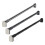 Adjustable Clothes Drying Rod Customizable Metal Shower-Gray 2