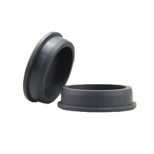 Rubber Hole Plugs Silicone End Caps Waterproof Temp Resistant 21mm 23mm 2pcs White Black