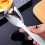 Stainsless Steels Rice Spoons Paddle Thick Short Handle-Silver 6