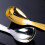 Stainsless Steels Rice Spoons Paddle Thick Short Handle-Silver 5