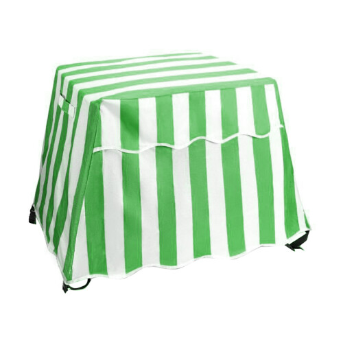 Housse de table de jeu d'extérieur durable pour-Vert et blanc