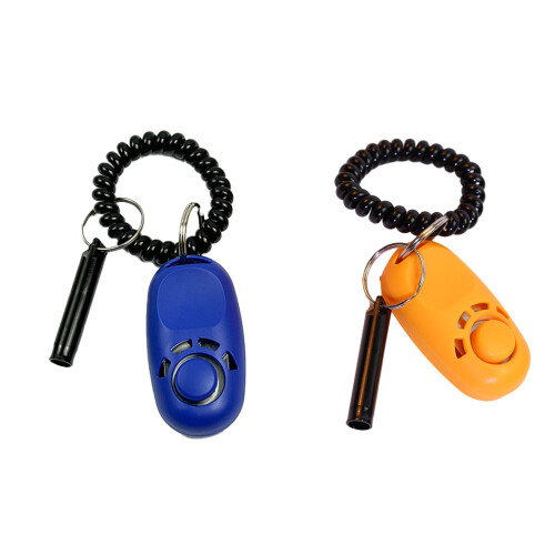 Dog Training Clickers and Whistle in One Consistent-Blue 1