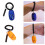 Clickers de dressage pour chiens, Combo de sifflet,-orange 3