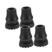 4pcs Heavy Duty Crutch Foot Pads for Hiking Sticks, Trekking Pole Tips, 0.75 Inch Inner Diameter, Durable Protectors