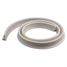 Flexible TPE shower strip, curved to prevent water splashes in sinks and toilets (2 m)