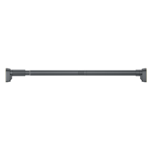 Adjustable Clothes Drying Rod Customizable Metal Shower-Gray