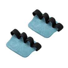 Weight Lifting Hand Guard Training Gloves Leather Hand Grip for Men Women Lift Up Weight Lifting blue