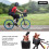 Dog bicycle basket, quickrelease, foldable, removable, versatile, 33x22x25cm 2