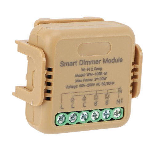 Módulo dimmer inteligente WiFi de 10A, 40x40mm PC