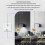 Módulo dimmer inteligente WiFi de 10A, 40x40mm PC 5
