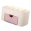Multi-Functional Light Pink Plastic Desk Drawer Organizer 21x10x10cm 9