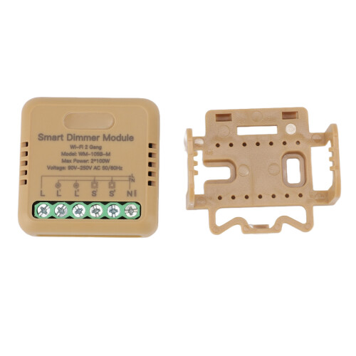 Módulo dimmer inteligente WiFi de 10A, 40x40mm PC 1