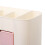 Multi-Functional Light Pink Plastic Desk Drawer Organizer 21x10x10cm 10