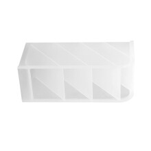 Kompakter, mattierter 4-stöckiger Desktop-Organizer für Schreibwaren und Make-up-Tools