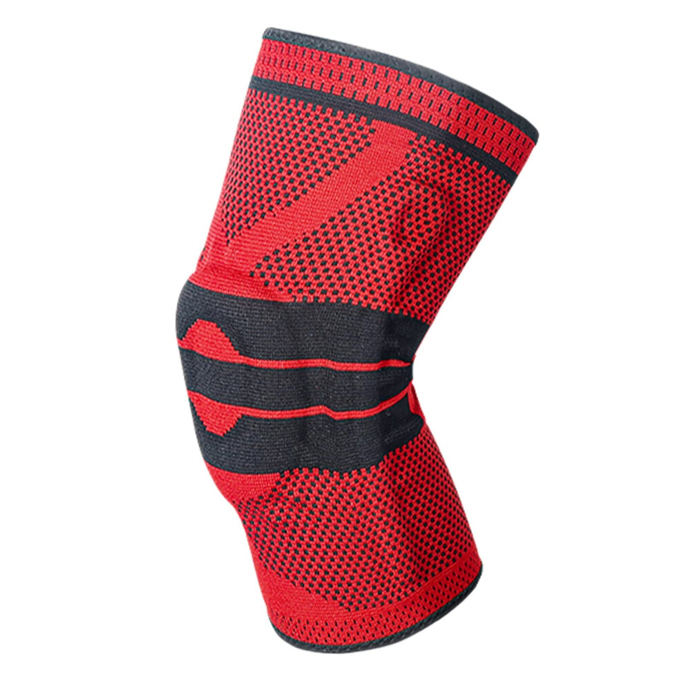 Knitted Knee Pads With Silicone Spring, Thickened Anticollision, Unisex (Color: Style3, Size: Xxl). 9365049015332