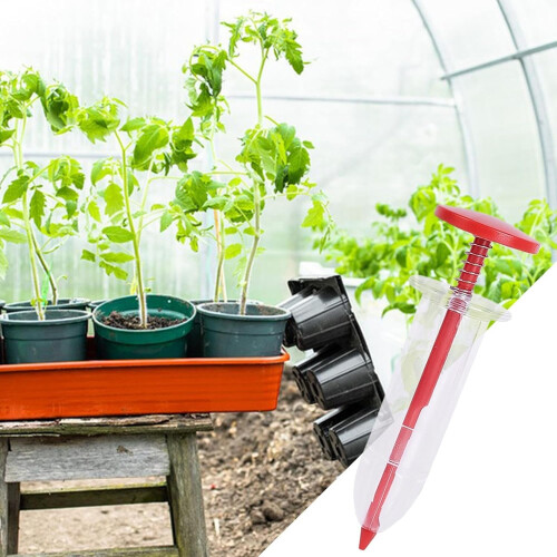 Seed Planter with Precise Depth Control, Manual Corn Seeder for Vegetables and Small Seeds 1