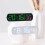 LED Digital Clock with Voice Control Wall Mount Desktops-D 3