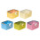 Small Animal Feeding Bowl Cage Hanging Feeder- Off white1 2