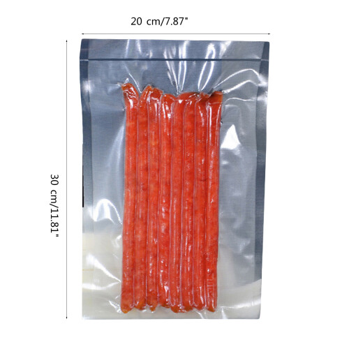 Sac de scellage sous vide alimentaire, 100 pièces, pochette 2