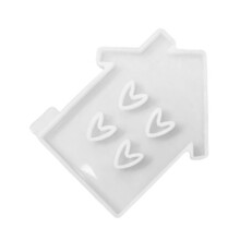 Moule de bougeoir Love House avec base pour la fabrication de-UN