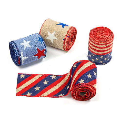 Decoratief lint Onafhankelijkheidsdag Craft Supply-Type B 2