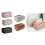 Waterdichte Tissue Case PU Lederen Tissue Dispenser Box-Roze 3