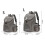 Portable Cat Dogs Front Backpack Foldable Cat Bag Pet-L Gray 4