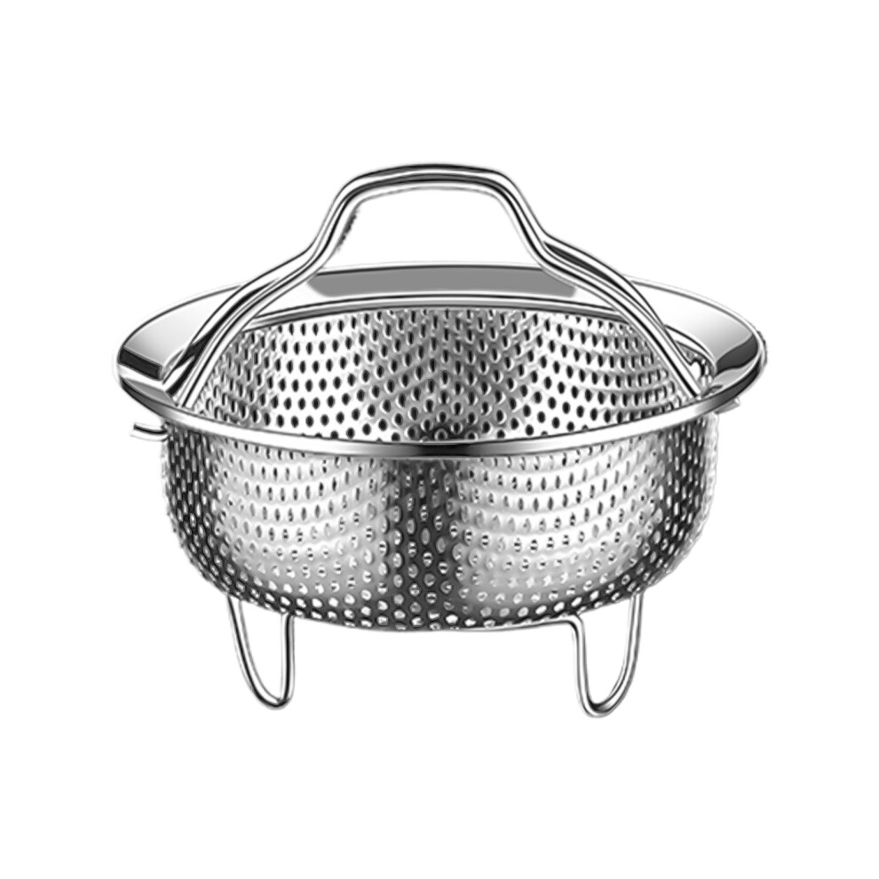 Steamers Basket with Handle Food Strainers Steaming Grid-small