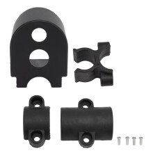 Mobility Support Cane Holder for Wheelchair, Adjustable Cane Holder with Secure Grip Fits Most Walkers Rollators and Scooters, Durable ABS Material