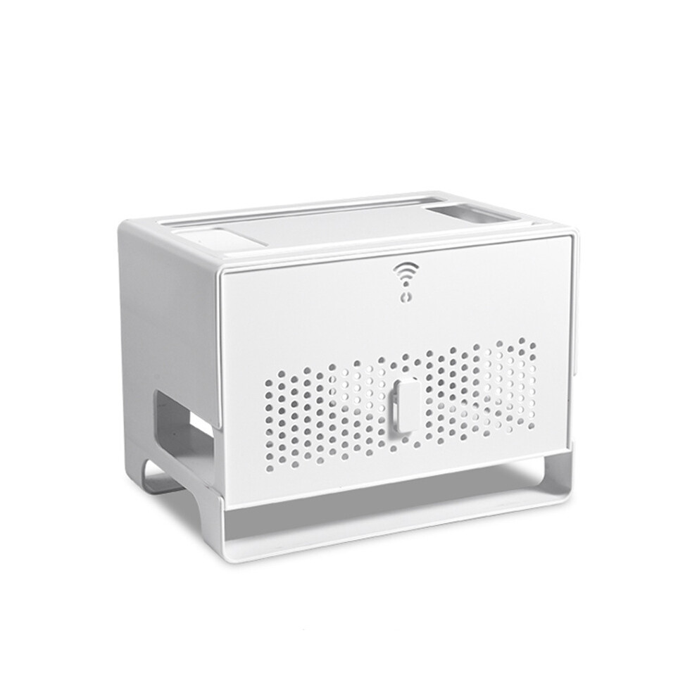 Router Organizer With Ventilation For Household Devices, Heat-Dissipating Socket Box Ensures Safety, Space-Saving Design For Optimal Home Efficiency 9148971089394