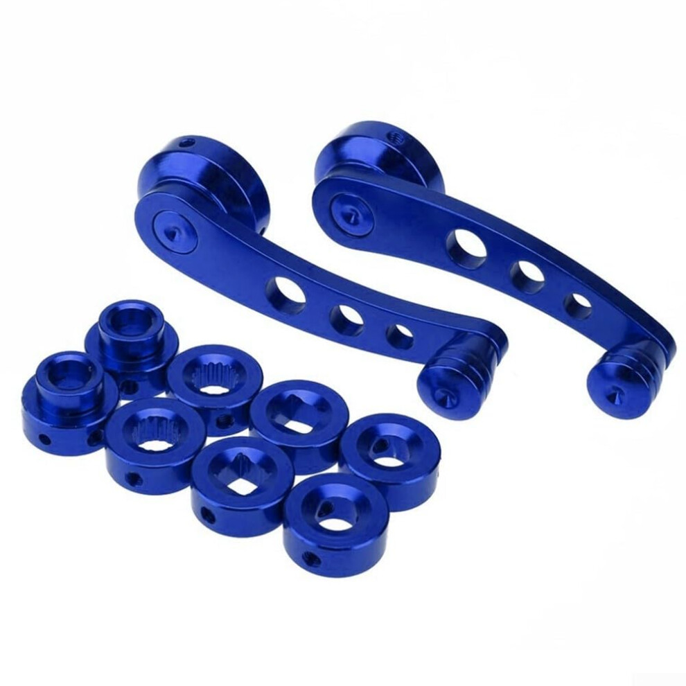 Aluminum Alloy Car Window Crank Handle With Ergonomic Grip, Manual Replacement Blue 9426802361261
