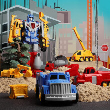 5-i-1-transformerande lastbilsset, innovativ dinosaurieräddningsrobot med magnetisk skarvning, byggleksaker för barns kognitiva förmågor,