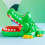 Συναρπαστικό παιχνίδι Crocodile Dentist, Press Your Luck Safe Plastic Travel Version για οικογενειακή 7
