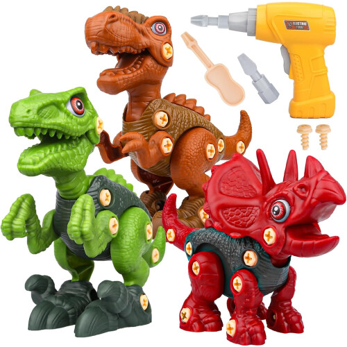 Dino Era: Παιχνίδια Κατασκευής STEM, Μοντέλα Δεινοσαύρων από Πλαστικό ABS Υψηλής