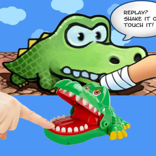 Παιχνίδι Crocodile Dentist για Οικογενειακή Ψυχαγωγία, Διαφορετικό Κάθε Φορά Ασφαλές 1