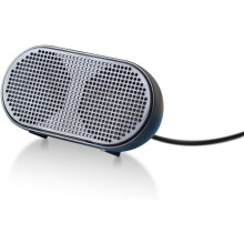 Kompakte Klangrevolution, Mini-USB-Lautsprecher mit Kabel für Desktop-PCs und Notebooks, tragbar und mit kraftvollem Bass, reines Stereo-Erlebnis